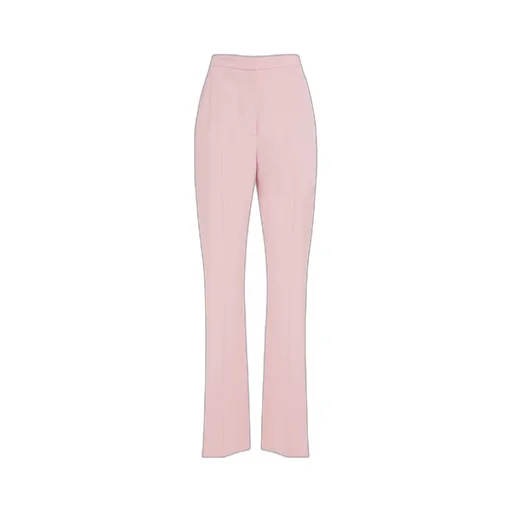 High-Waist Flared Tailored Trousers