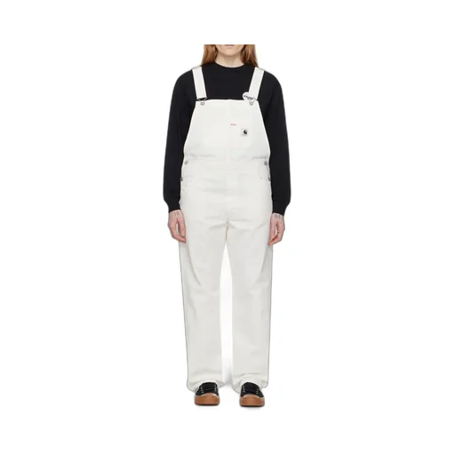 Straight-Leg Canvas Dungarees
