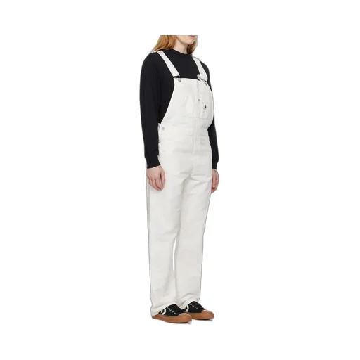 Straight-Leg Canvas Dungarees