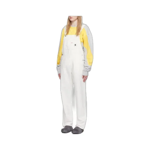 Straight-Leg Canvas Dungarees