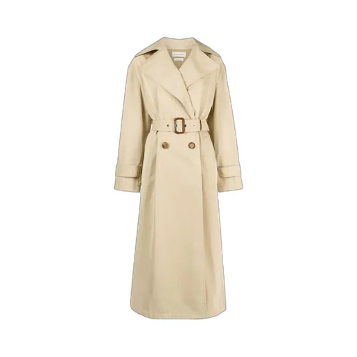 Double Breasted Belted Trench Coat