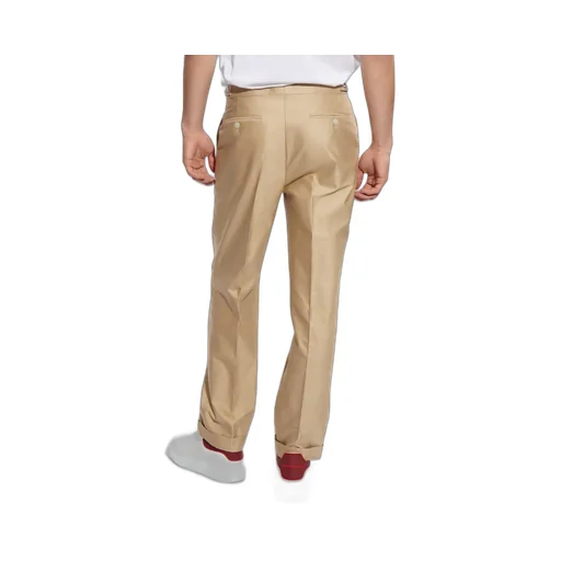 Straight-Leg Tailored Trousers