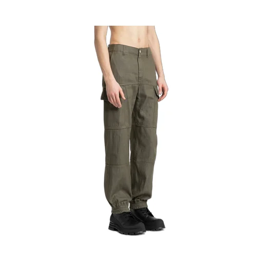 Panelled-Design Mid-Rise Cargo Trousers