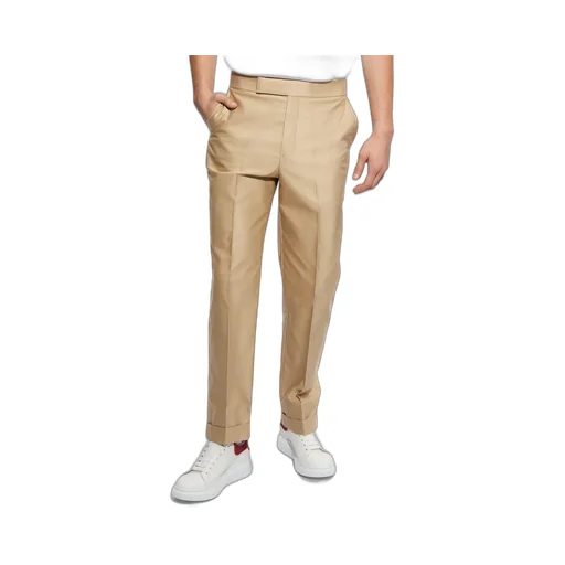 Straight-Leg Tailored Trousers