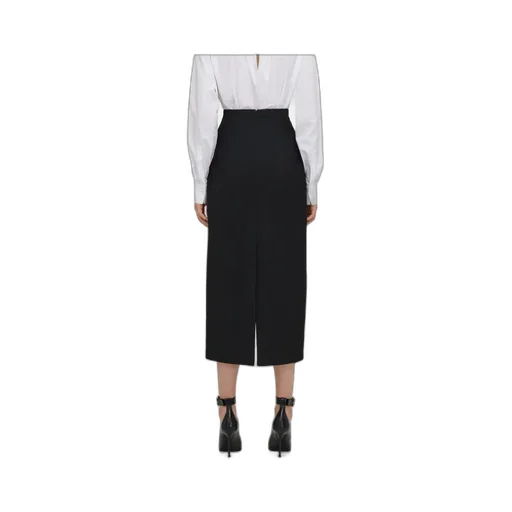 Button Detailed Skirt