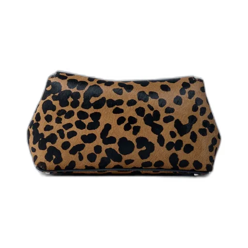 Leopard-Print Clutch Bag