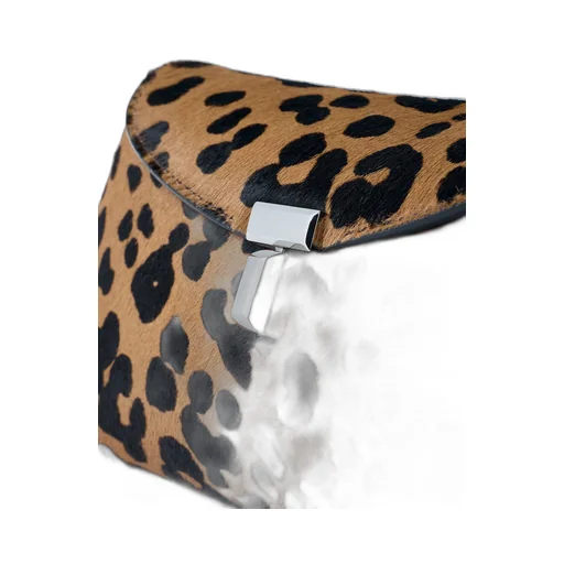 Leopard-Print Clutch Bag