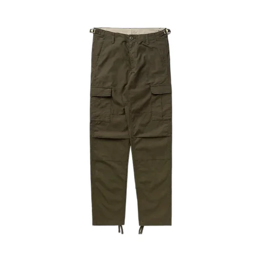 Mid-Rise Cotton Cargo Pants