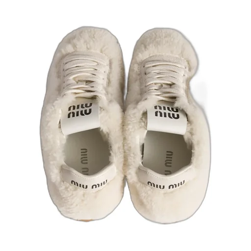Plume Shearling Sneakers