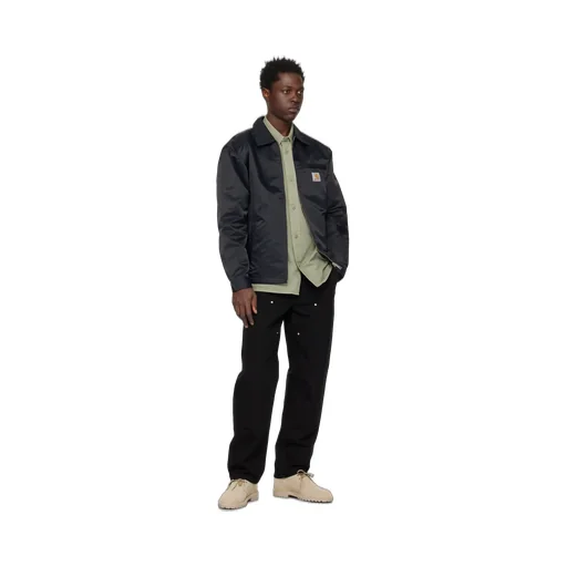 Double Knee Panelled Straight-Leg Trousers