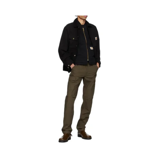 Mid-Rise Cotton Cargo Pants
