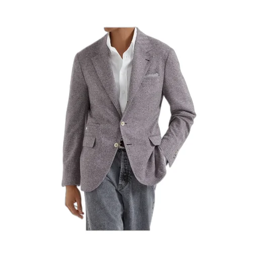 Long Sleeve Wool Cashmere Blazer