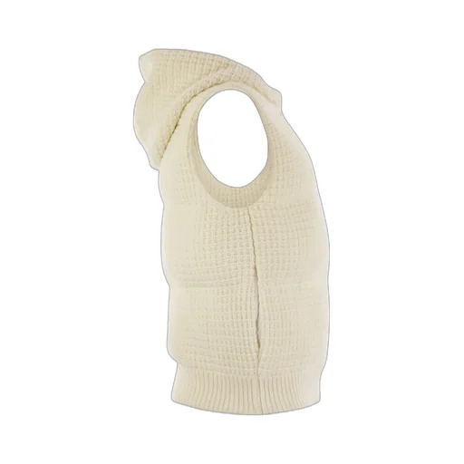Embellished Zipped Hooded Gilet