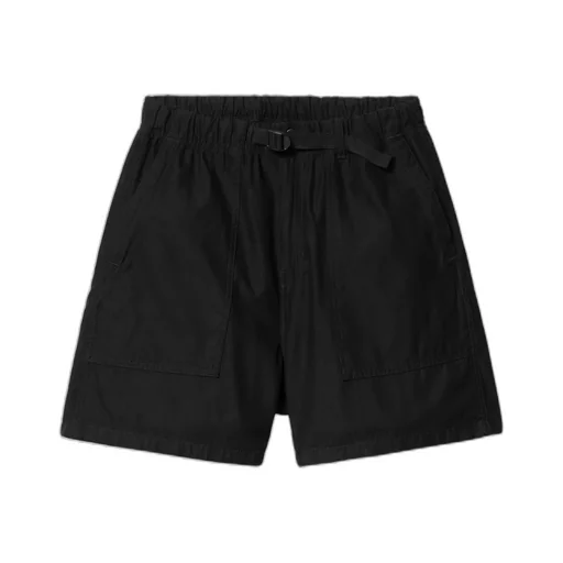 Hayworth Belted Logo Patch Bermuda Shorts