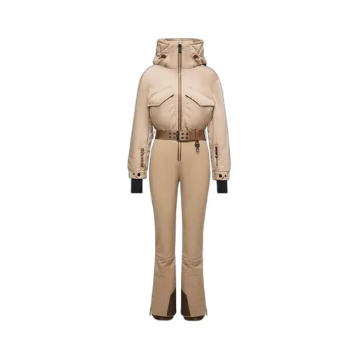 Hooded Down Ski Jumpsuit