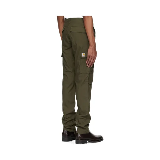 Mid-Rise Cotton Cargo Pants