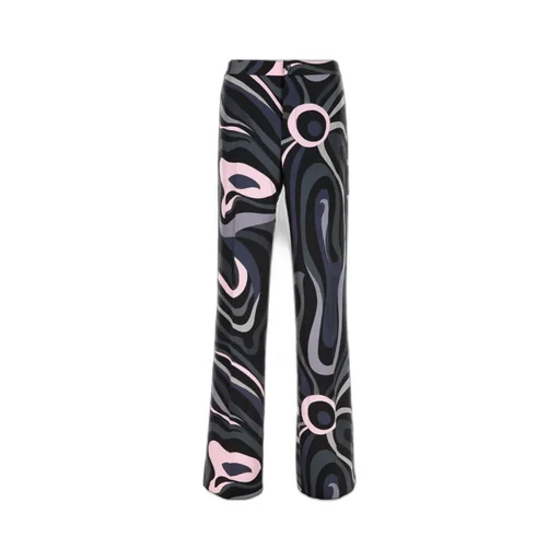 Printed Silk Twill Pants