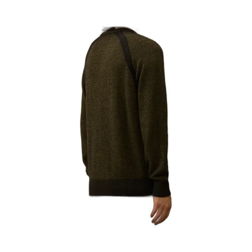 Lens-Appliqué Crew Neck Knitwear