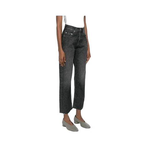 Straight-Leg Denim Jeans