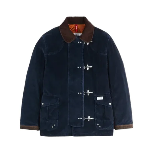 Toggle Fastening Corduroy Jacket