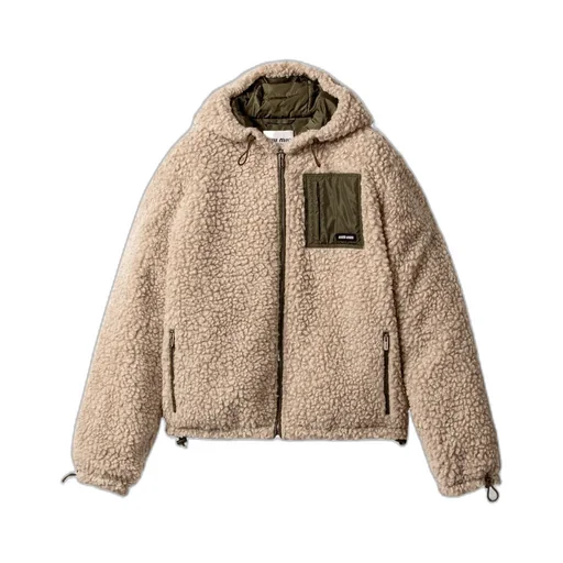 Medium-Weight Teddy Down Jacket With Technical Pongé