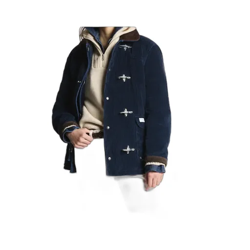 Toggle Fastening Corduroy Jacket