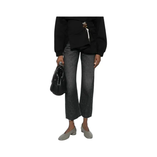 Straight-Leg Denim Jeans