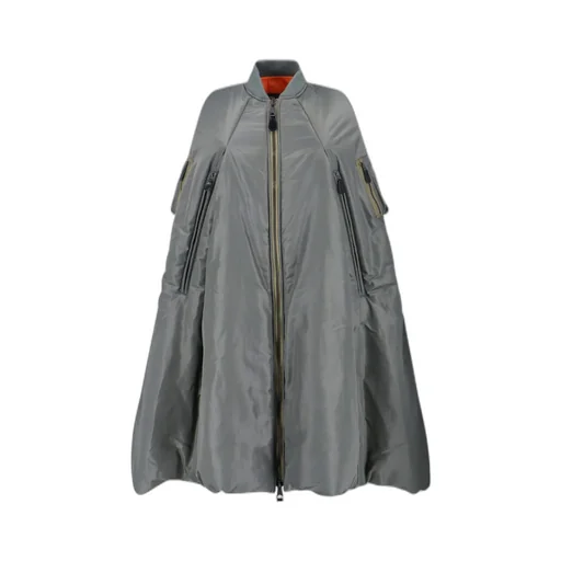 Zippered Long-Sleeved Cotton Jacket