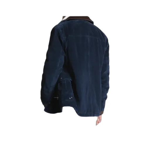Toggle Fastening Corduroy Jacket