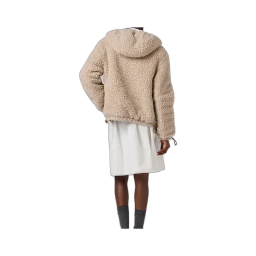 Medium-Weight Teddy Down Jacket With Technical Pongé