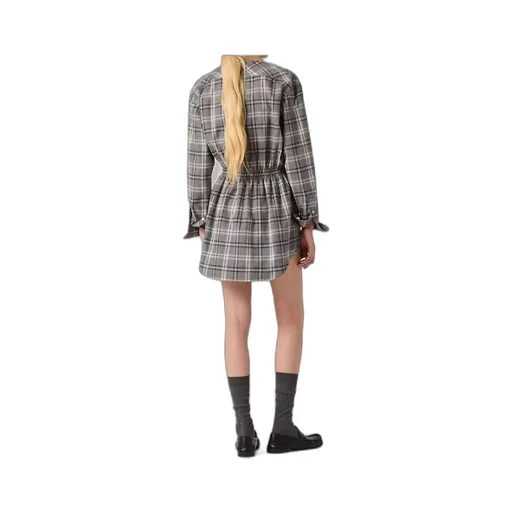 Flannel Mini-Dress