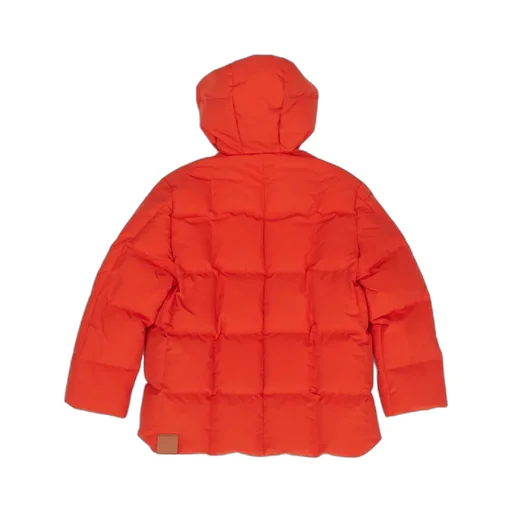 Zip-Up Hooded Down Coat