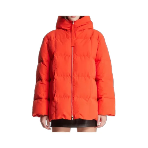 Zip-Up Hooded Down Coat