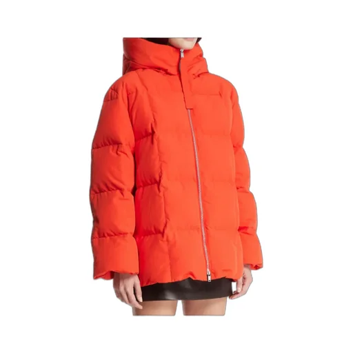 Zip-Up Hooded Down Coat