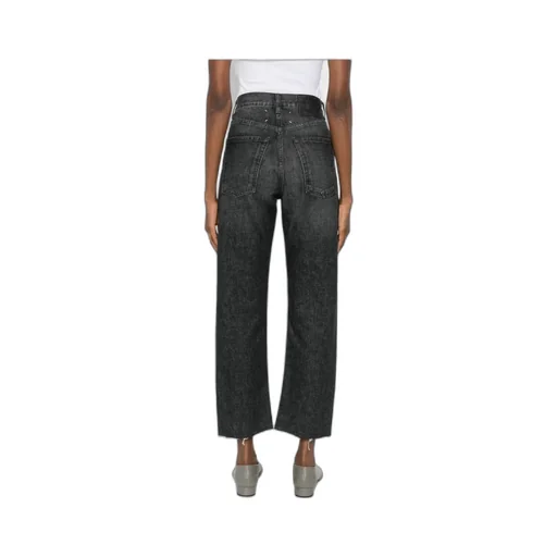 Straight-Leg Denim Jeans
