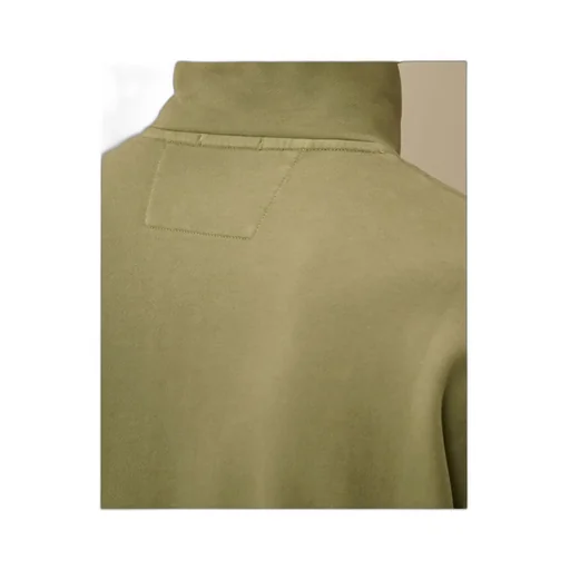 Half-Zip Lens-Pocket Sweatshirt