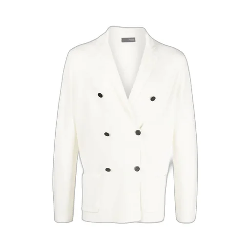 Double-Breasted Merino Wool Cardigan