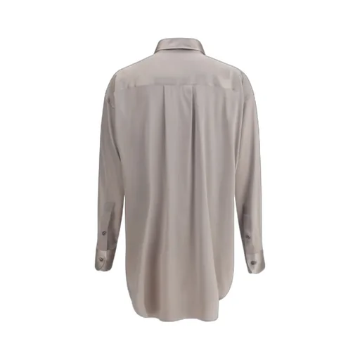 Satin Relaxed Fit Shirt