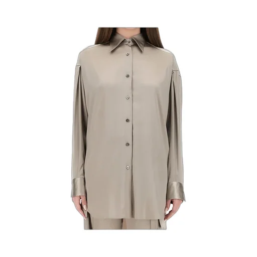 Satin Relaxed Fit Shirt