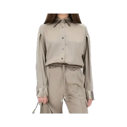Satin Relaxed Fit Shirt