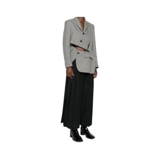 Houndstooth Panelled Jacket