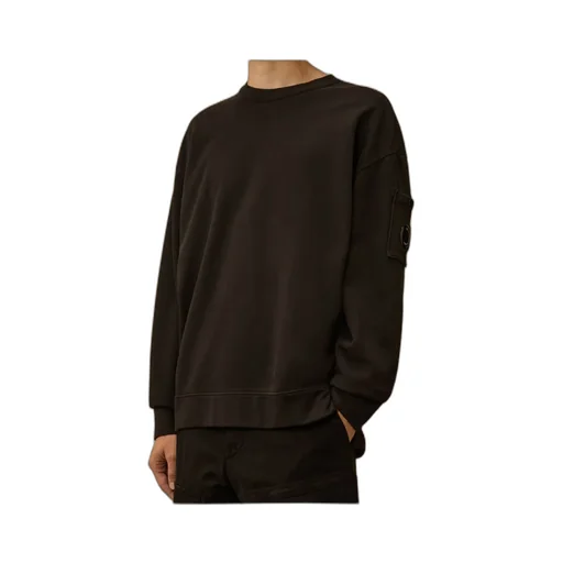 Lens-Appliqué Crewneck Sweater
