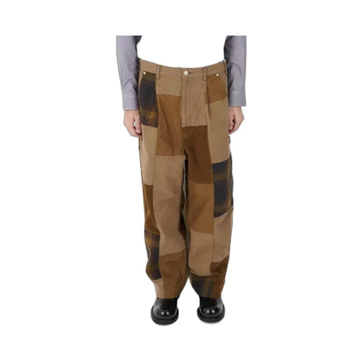 Corduroy Patchwork Trousers