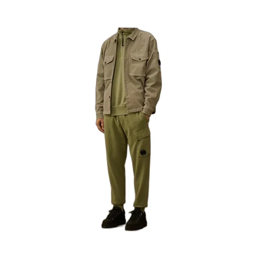 Half-Zip Lens-Pocket Sweatshirt
