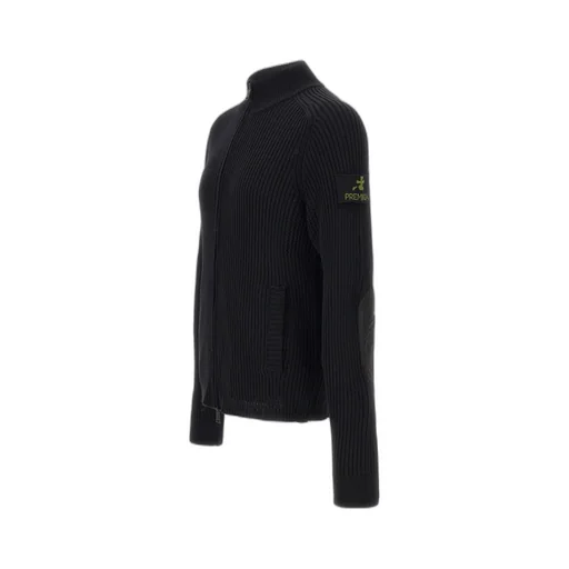 Ribbed Zip-Up Cardigan