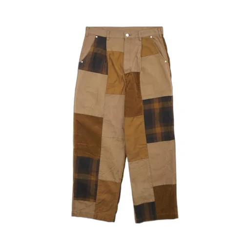 Corduroy Patchwork Trousers