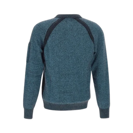 Lens-Appliqué Crew Neck Knitwear