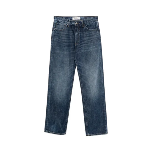 Buckled Straight Leg Jeans