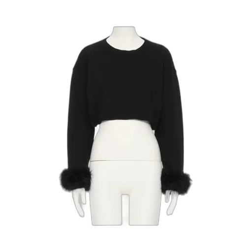 Cashmere Jumper With Feathers
