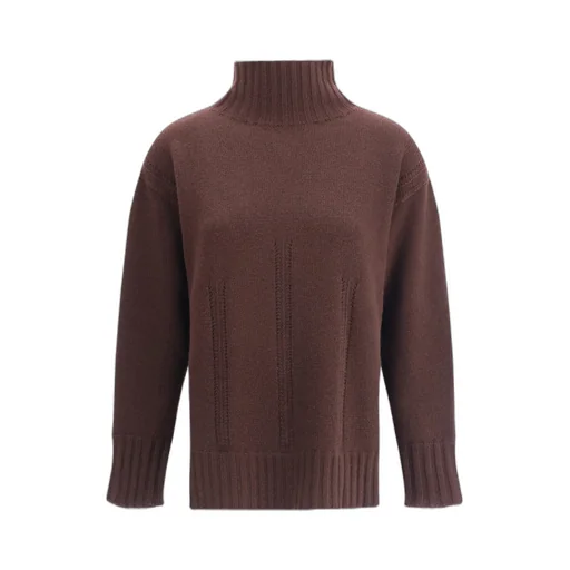 High-Neck Ribbed Jumper